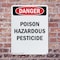 Signmission Poison Hazardous Pesticide Danger Sign, Plastic, 7in W x 10in L, 2PK OS-2PACK-DS-P-710-V-1979 - alternate 2